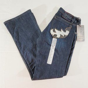 SOUTHERN THREAD Women's 27 (Actual 31"x32.5") "The Maddox" Western Bootcut Jeans